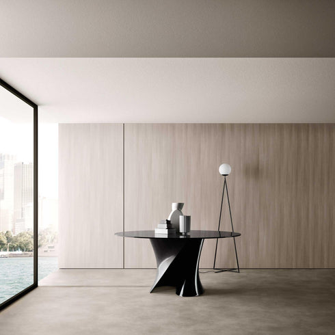 S Table Dining Table / Black Base